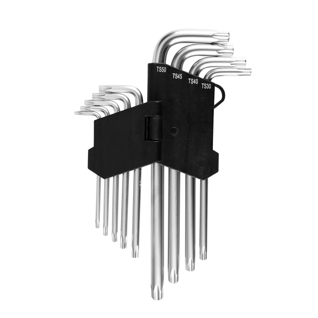 Raktai penkiakampiai, 9 vnt., TS10-TS50 6 Raktai penkiakampiai, 9 vnt., TS10-TS50 6