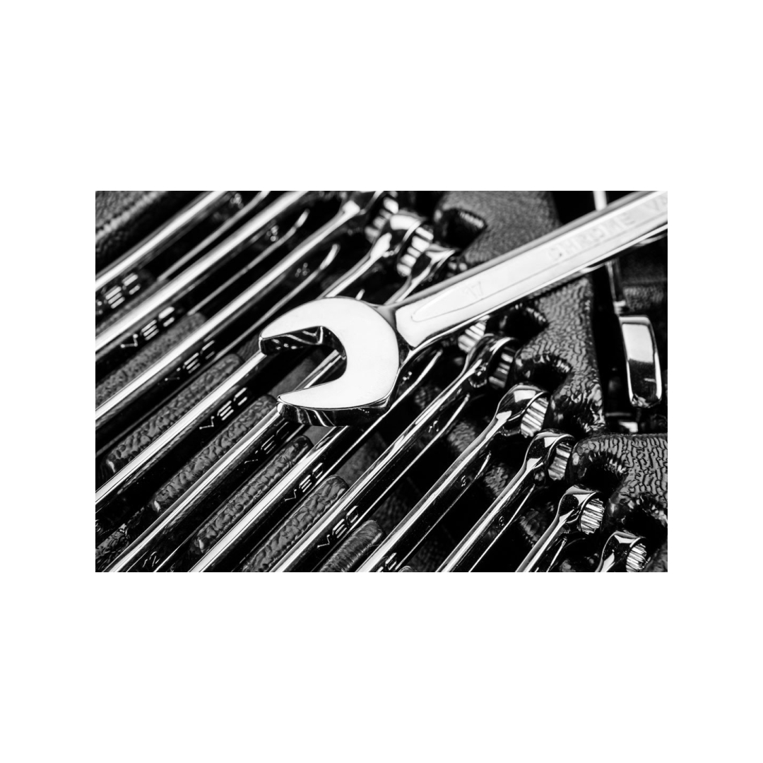 Raktai plokščia-kilpiniai rinkinys 14 vnt., 6-19mm 5