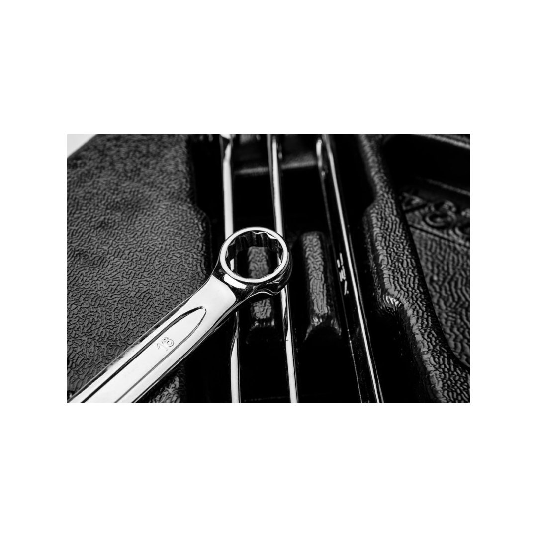 Raktai plokščia-kilpiniai rinkinys 14 vnt., 6-19mm 7 Raktai plokščia-kilpiniai rinkinys 14 vnt., 6-19mm 7