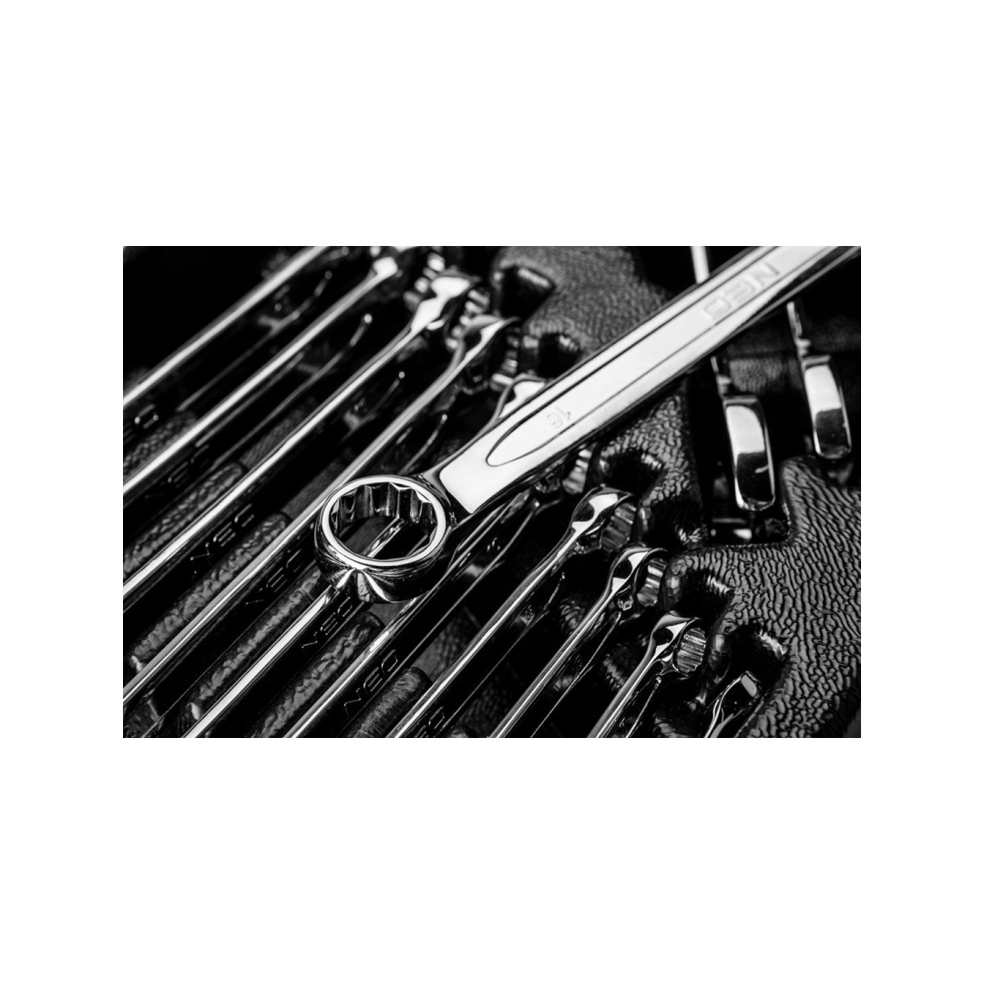 Raktai plokščia-kilpiniai rinkinys 14 vnt., 6-19mm 8