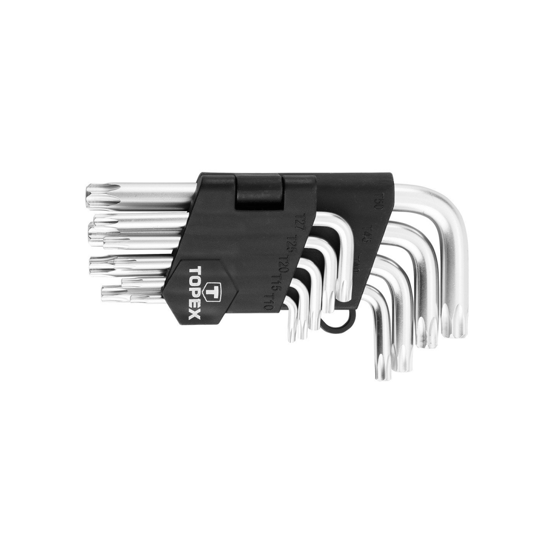 Raktai torciniai, T10-T50 komplekte 9 vnt.