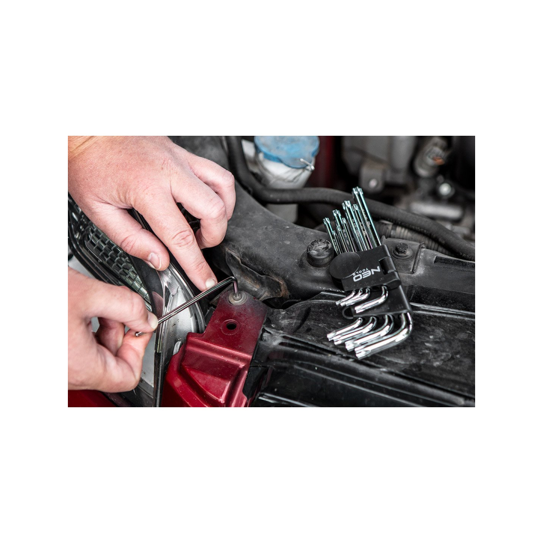 Raktai Torx ilgi T10-T50, komplekte 9 vnt., 2 Raktai Torx ilgi T10-T50, komplekte 9 vnt., 2