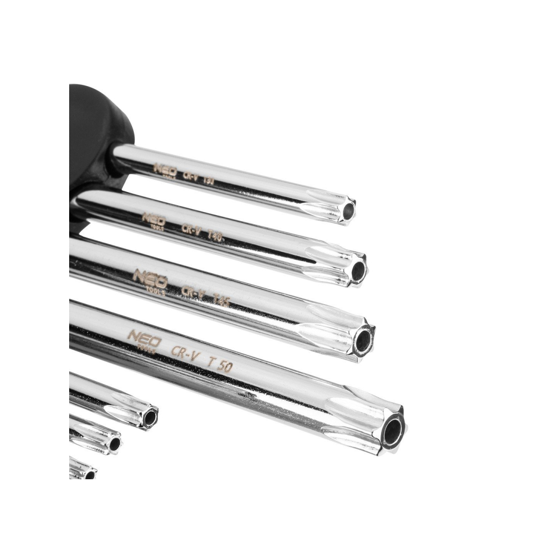 Raktai Torx ilgi T10-T50, komplekte 9 vnt., 5