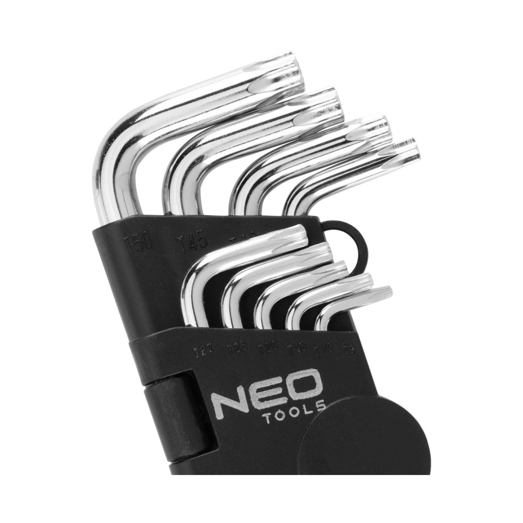 Raktai Torx ilgi T10-T50, komplekte 9 vnt., 6