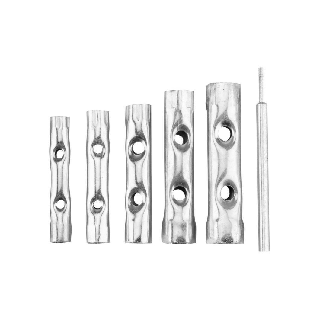 Raktai vamzdiniai, komplekte 6 vnt, 8 - 17 mm Raktai vamzdiniai, komplekte 6 vnt, 8 - 17 mm