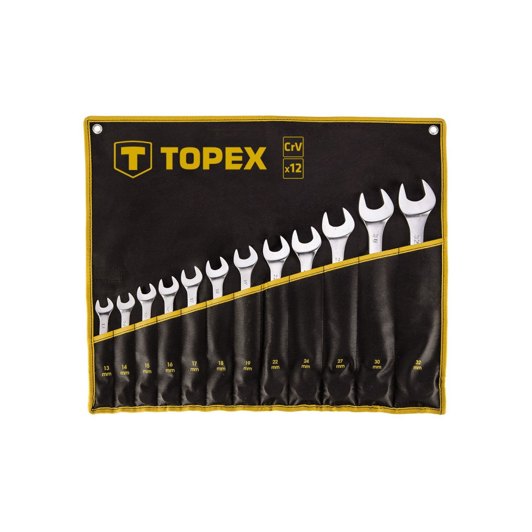 Raktas plokščias-kilpinis  3-32mm 12vnt. (kompl.) Raktas plokščias-kilpinis  3-32mm 12vnt. (kompl.)