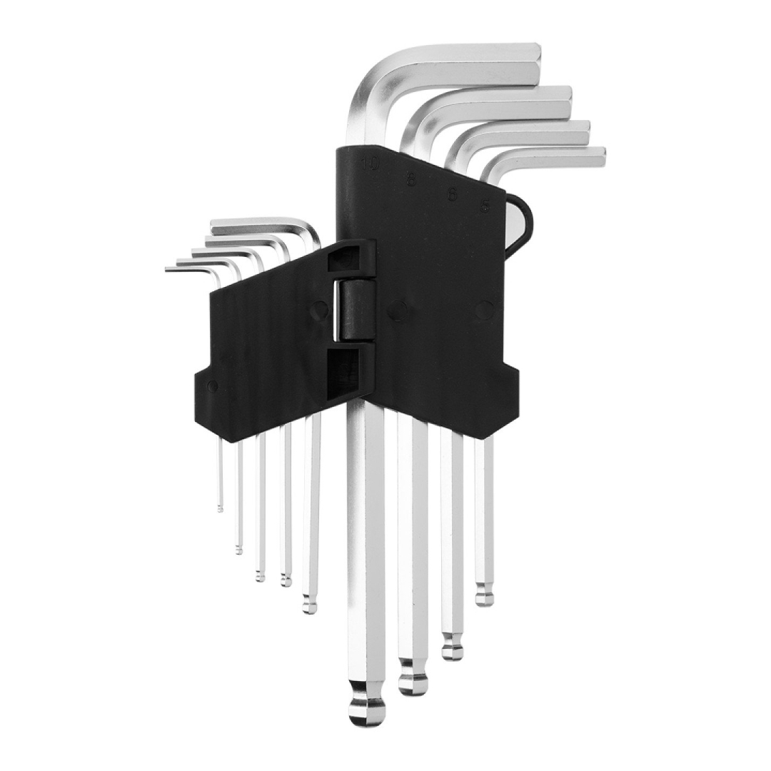 Raktas šešiakampis 9 vnt., 1.5-10 mm 4