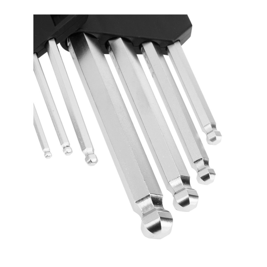 Raktas šešiakampis 9 vnt., 1.5-10 mm 5 Raktas šešiakampis 9 vnt., 1.5-10 mm 5