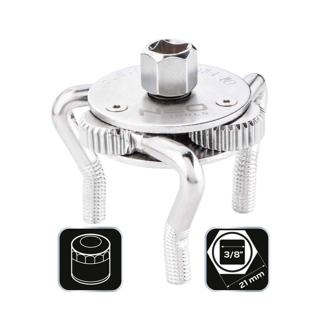 Raktas tepalo filtrui 43-102mm 7