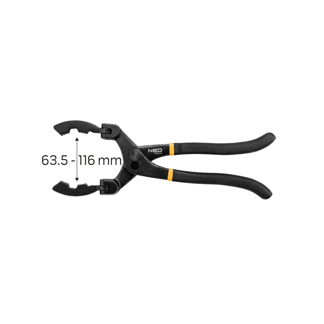 Raktas tepalo filtrui  63,5 - 116 mm, 30°, 60°, 90° 6