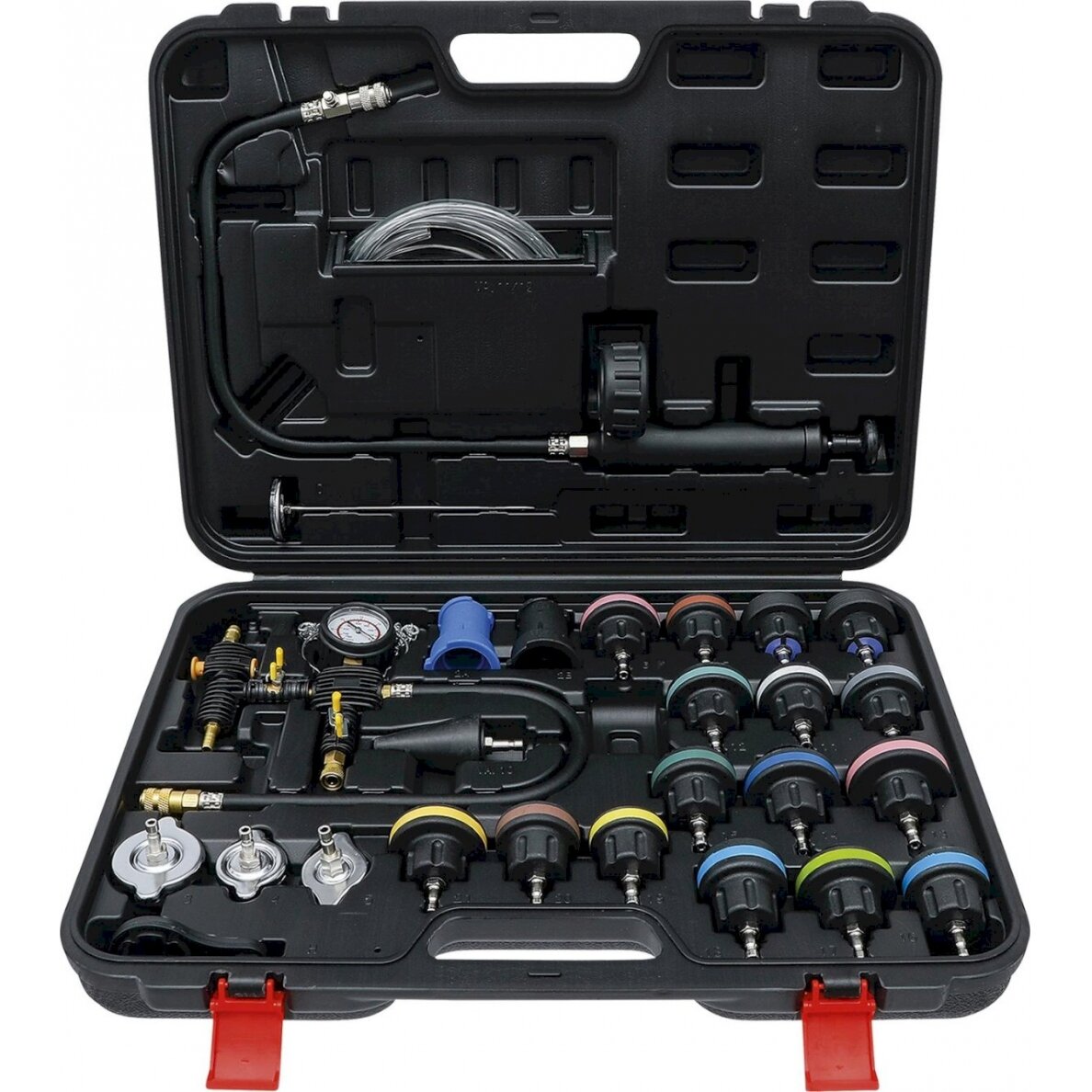 Radiatoriaus slėgio ir aušinimo sistemos testeris | 27 vnt. (98098)