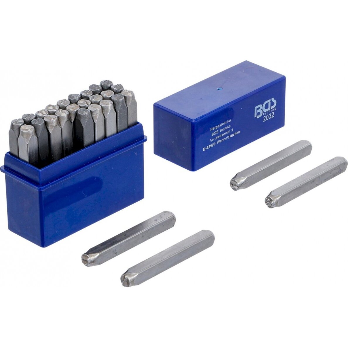 Raidžių išmušėjų rinkinys A iki Z | 5 mm (2032) Raidžių išmušėjų rinkinys A iki Z | 5 mm (2032)