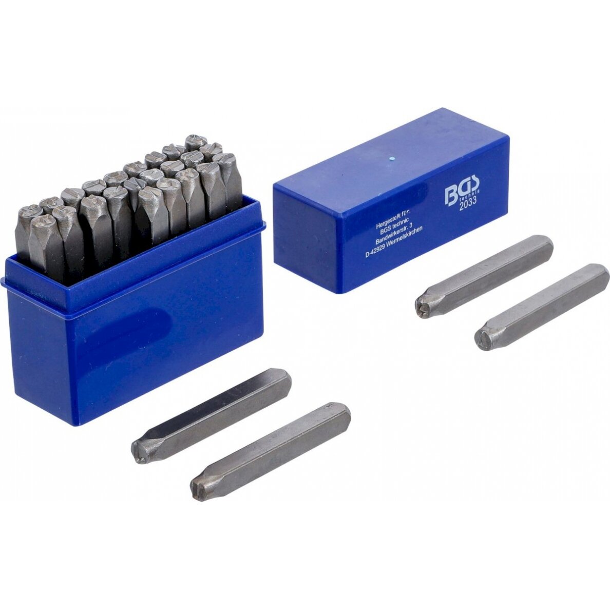 Raidžių išmušėjų rinkinys A iki Z | 6 mm (2033)