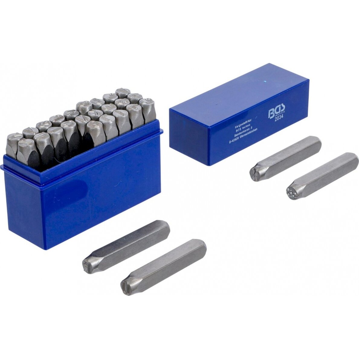 Raidžių išmušėjų rinkinys A iki Z | 8 mm (2034)