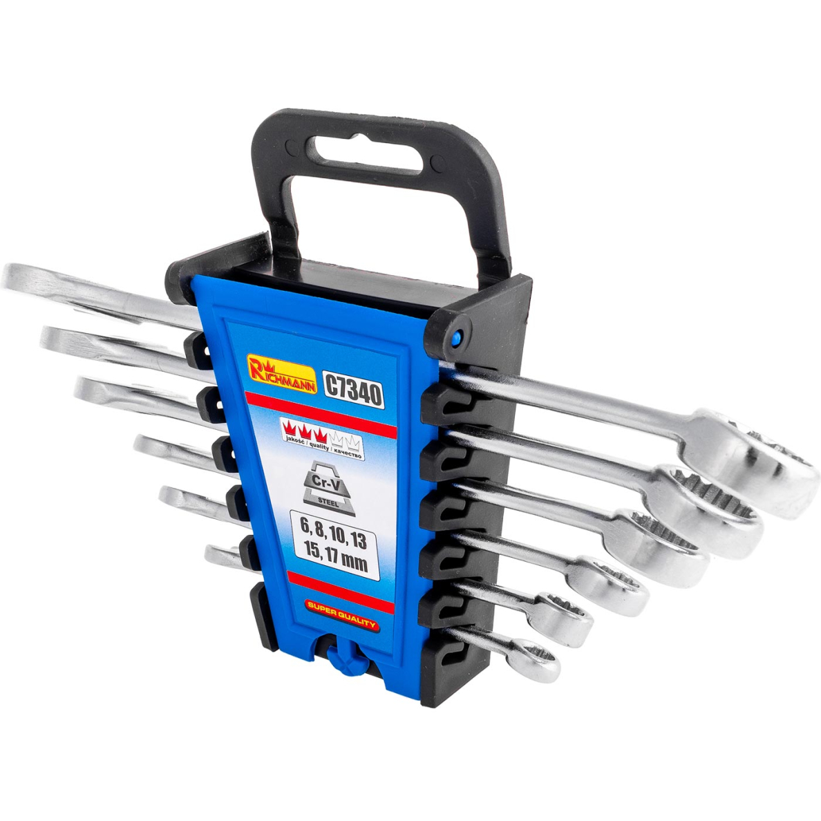 Raktai „RICHMANN" 6-17 mm, 6 vnt. 1 Raktai „RICHMANN" 6-17 mm, 6 vnt. 1