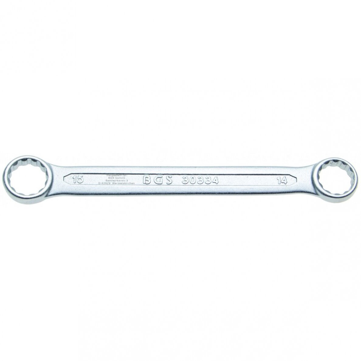 Raktas kilpinis tiesus 14 x 15 mm (30334) Raktas kilpinis tiesus 14 x 15 mm (30334)