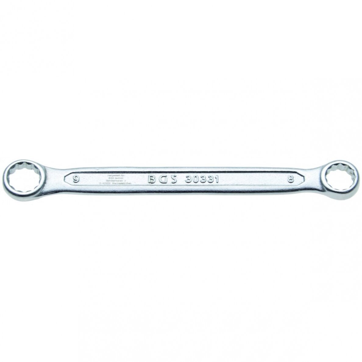 Raktas kilpinis tiesus 8 x 9 mm (30331) Raktas kilpinis tiesus 8 x 9 mm (30331)