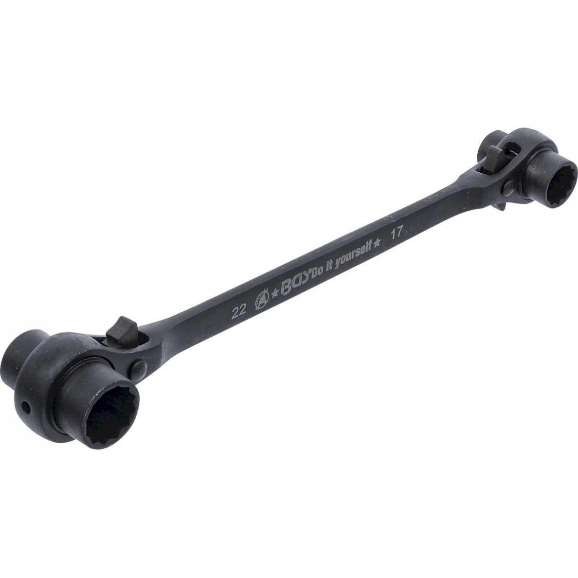 Raktas pastoliams / terkšlė | 4-in-1 | 14 - 17 - 19 - 22 mm (6843) Raktas pastoliams / terkšlė | 4-in-1 | 14 - 17 - 19 - 22 mm (6843)