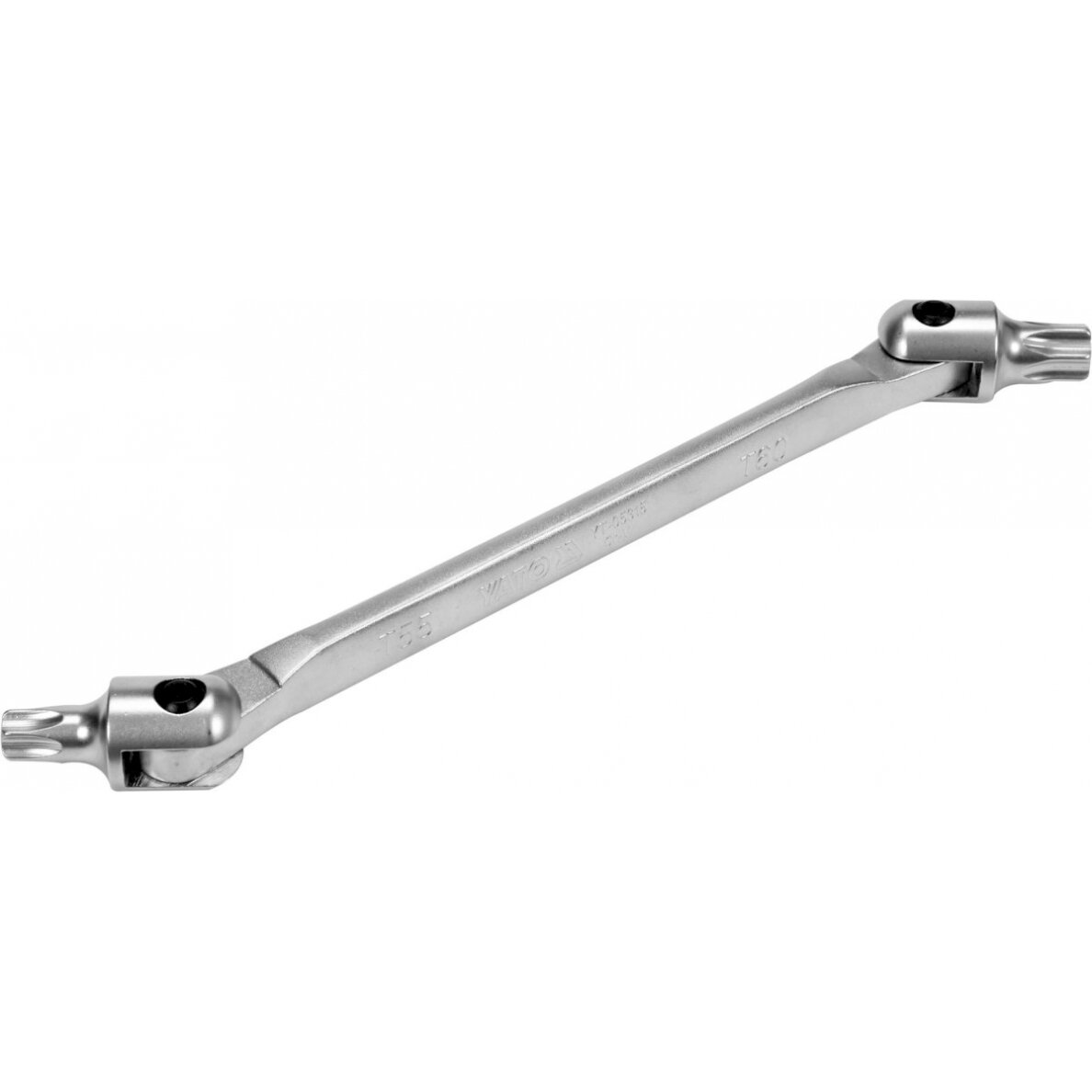 Raktas šarnyrinis dvipusis | T-Star (Torx) T55XT60 (YT-05315) Raktas šarnyrinis dvipusis | T-Star (Torx) T55XT60 (YT-05315)