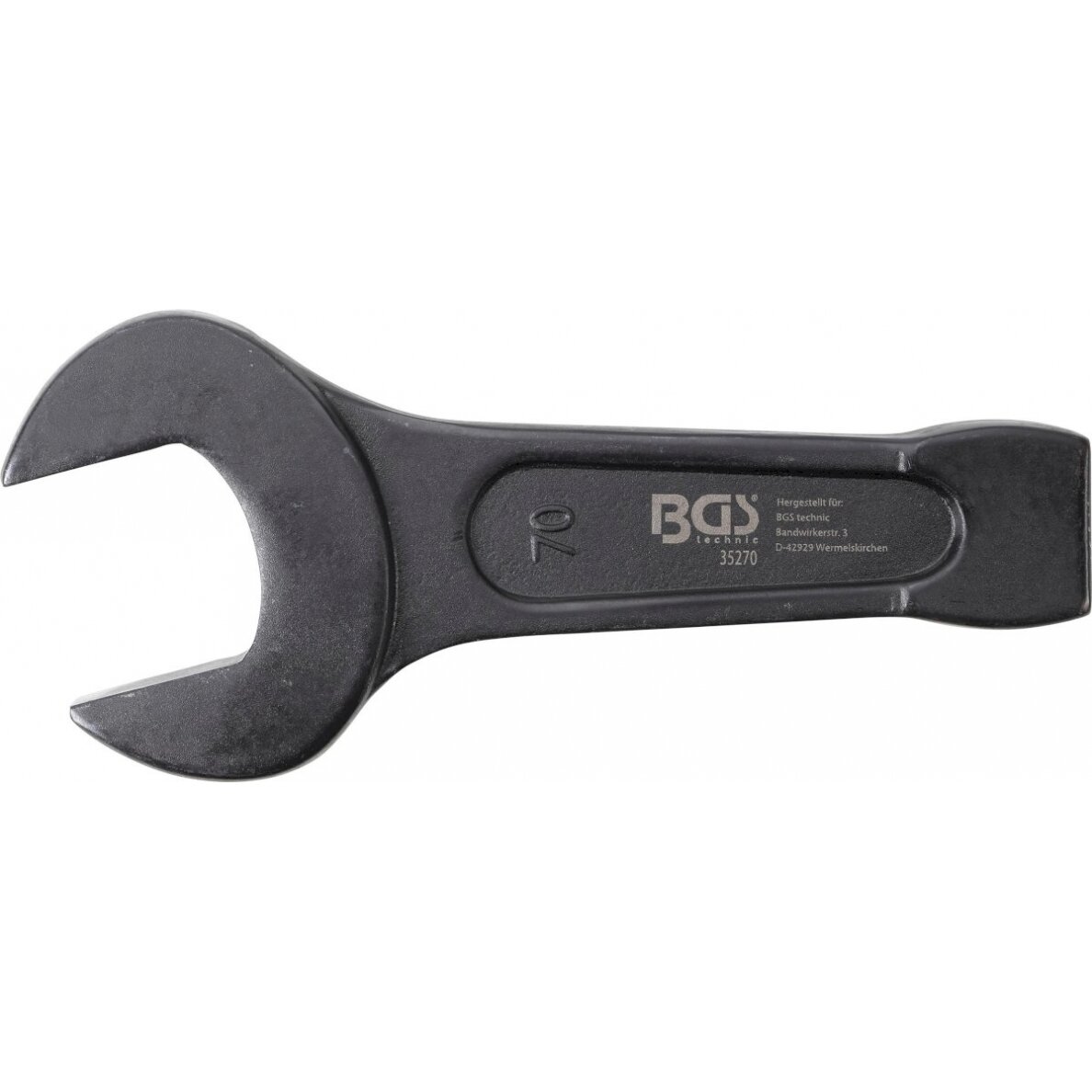 Raktas smūginis atviru galu | 70 mm (35270) Raktas smūginis atviru galu | 70 mm (35270)