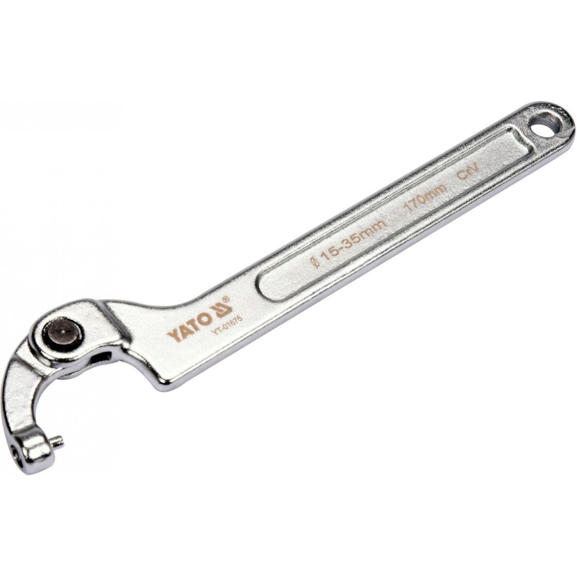 Raktas užmetamas su varžtu Cr-V, 15-35 mm (YT-01675) Raktas užmetamas su varžtu Cr-V, 15-35 mm (YT-01675)