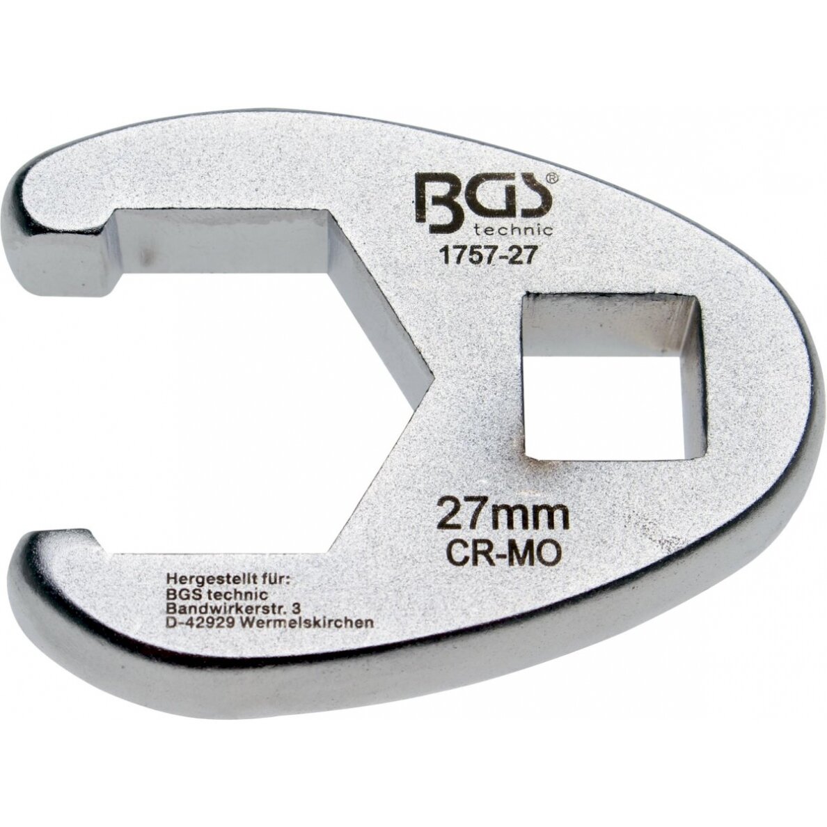 Raktas varnos koja | 12,5 mm (1/2") | 27 mm (1757-27) Raktas varnos koja | 12,5 mm (1/2") | 27 mm (1757-27)