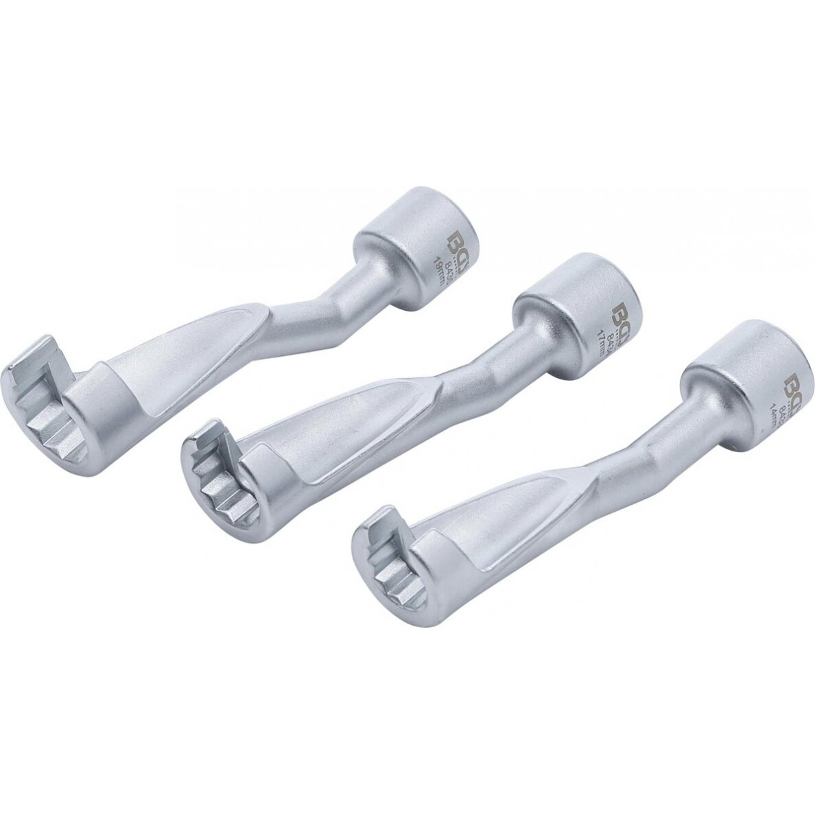 Raktų dyzelinio kuro vamzdelių sujungimams rinkinys | 12,5 mm (1/2") | 14 - 17 - 19 mm (8450) Raktų dyzelinio kuro vamzdelių sujungimams rinkinys | 12,5 mm (1/2") | 14 - 17 - 19 mm (8450)