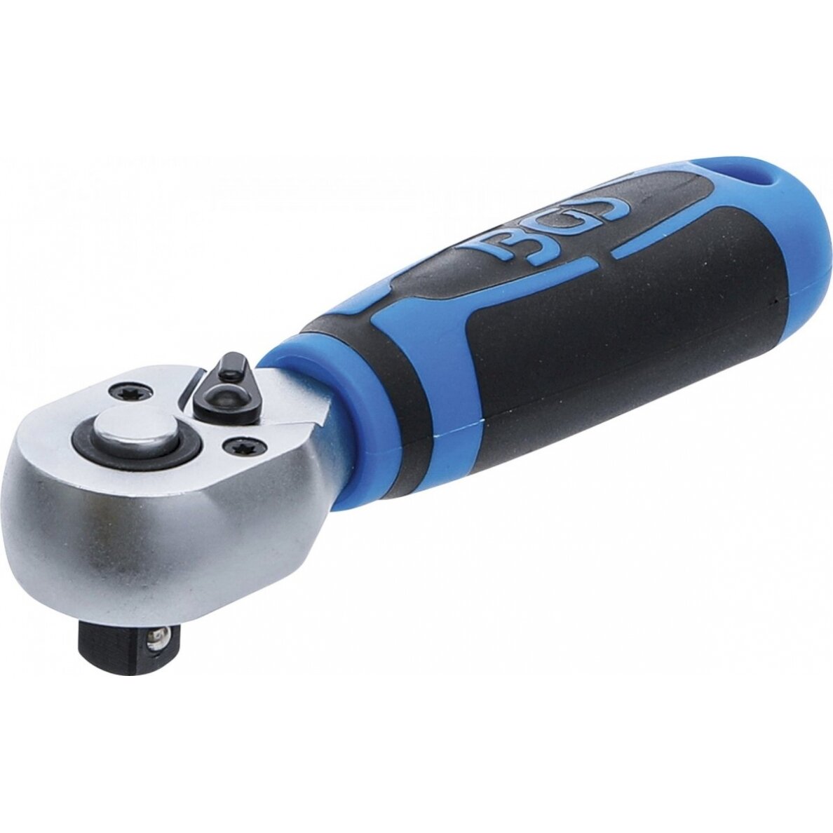 Rankena galvutėms terkšlinė | smulkūs dantukai | trumpa | 10 mm (3/8") (623) Rankena galvutėms terkšlinė | smulkūs dantukai | trumpa | 10 mm (3/8") (623)