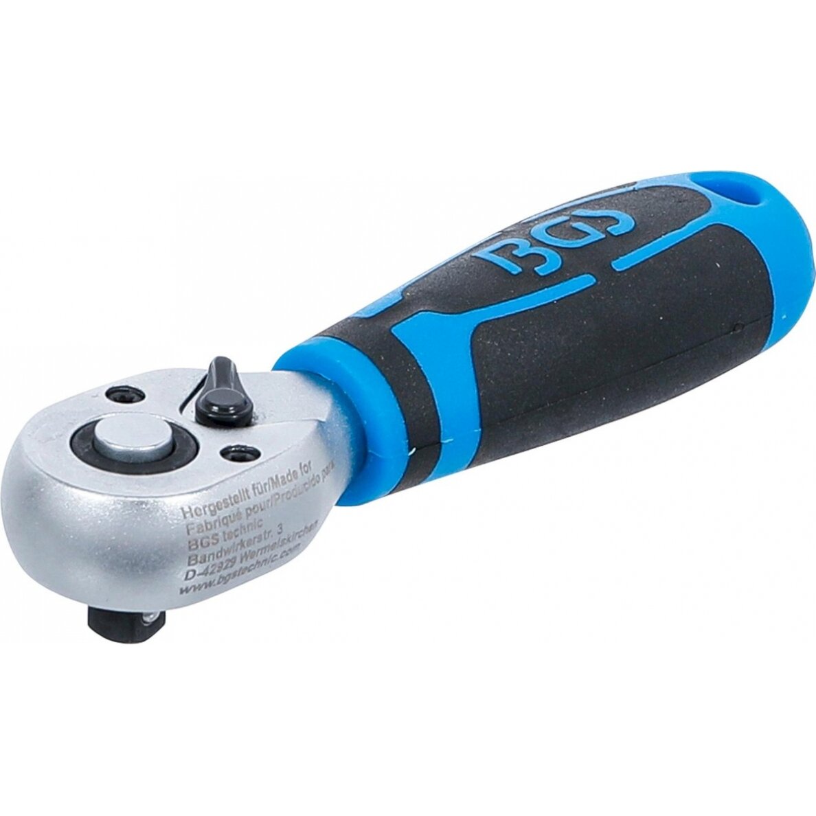 Rankena galvutėms terkšlinė trumpa | 6.3 mm (1/4") (642) Rankena galvutėms terkšlinė trumpa | 6.3 mm (1/4") (642)