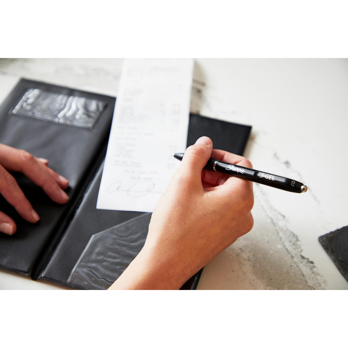 Rašiklis „Sharpie S-GEL", juodas, blist., 3 vnt. 1