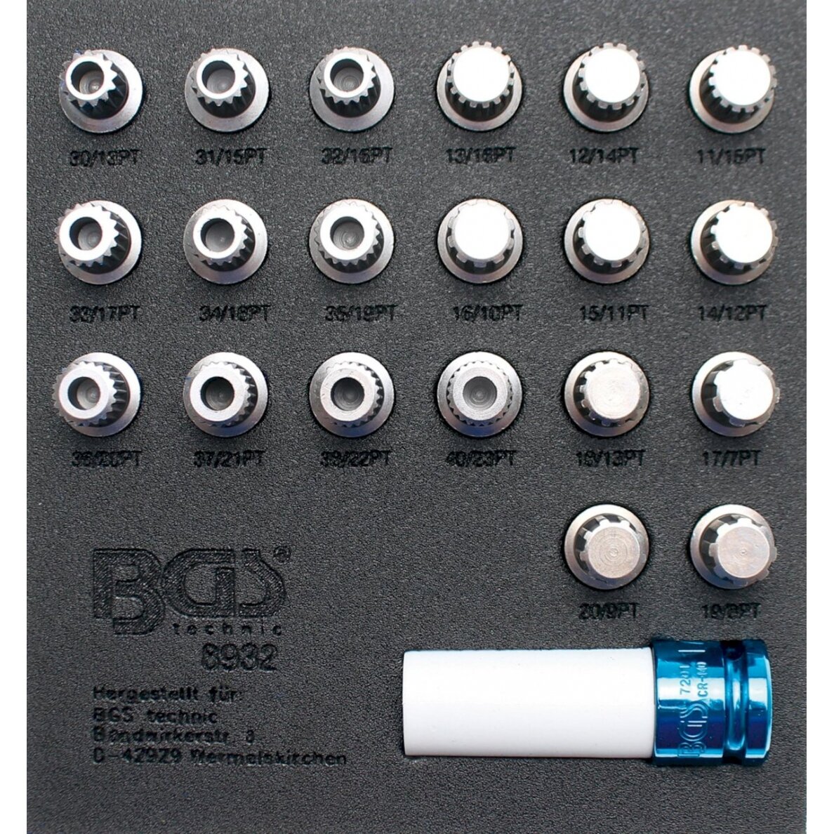 Ratų varžtų užraktų rinkinys BMW | 21 vnt. (8932)