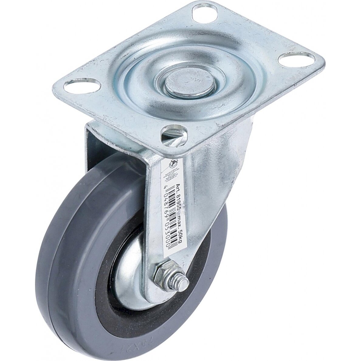 Ratukas pasukamas | su baze | Ø 75 mm (81955) Ratukas pasukamas | su baze | Ø 75 mm (81955)