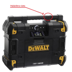 Radijas-kroviklis Dewalt DWST1-81078-QW, 10.8 - 54V (pažeista)