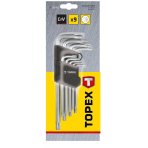 Raktai Torx , T10-T50, komplekte 9 vnt.