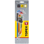 Raktai Torx , T10-T50, spalvoti