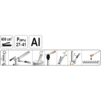 Rankinis tepimo pistoletas Yato, 600 cm³