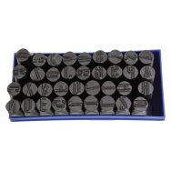 Raidės ir skaičiai 10mm 36vnt.