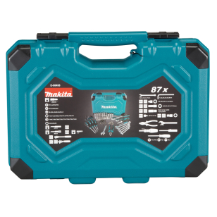 RANKINIŲ ĮRANKIŲ RINKINYS Makita E-08458, 87 vnt.
