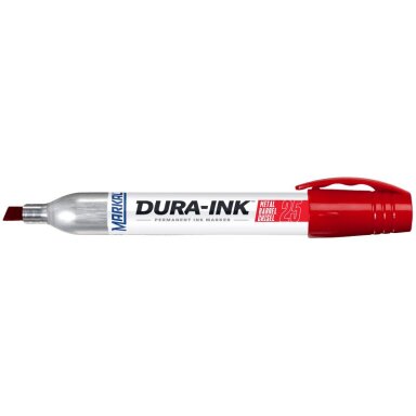 Rašalo žymeklis metaliniame korpuse Dura-Ink 25 3-6mm. Beveik visiems paviršiams Rašalo žymeklis metaliniame korpuse Dura-Ink 25 3-6mm. Beveik visiems paviršiams