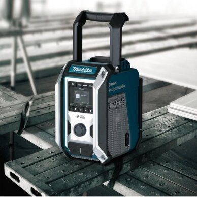 Radijas Makita DMR115 (AM, DAB, DAB+, AUX, Bluetooth, USB) 2 Radijas Makita DMR115 (AM, DAB, DAB+, AUX, Bluetooth, USB) 2