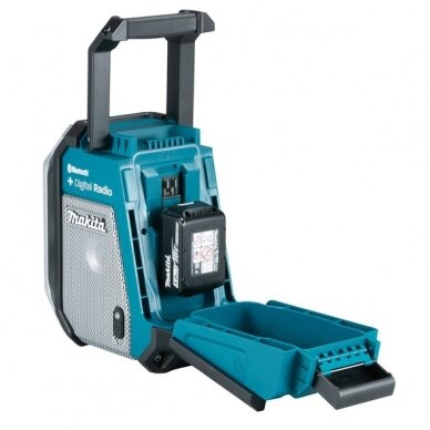 Radijas Makita DMR115 (AM, DAB, DAB+, AUX, Bluetooth, USB) 1 Radijas Makita DMR115 (AM, DAB, DAB+, AUX, Bluetooth, USB) 1