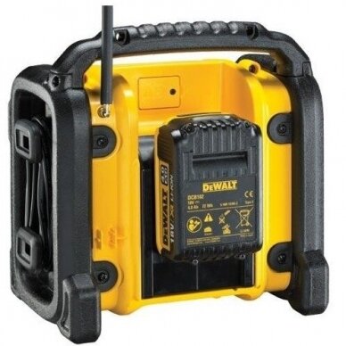 Radijo grotuvas DeWALT DCR020-QW, 10,8-18V (Gamintojo garantija) 1 Radijo grotuvas DeWALT DCR020-QW, 10,8-18V (Gamintojo garantija) 1