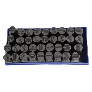 Raidės ir skaičiai 10mm 36vnt. 1 Raidės ir skaičiai 10mm 36vnt. 1