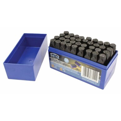 Raidės ir skaičiai 10mm 36vnt.