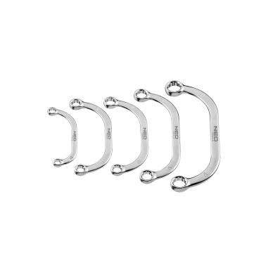 Raktai kilpiniai, dvipusiai, komplekte 5 vnt.,