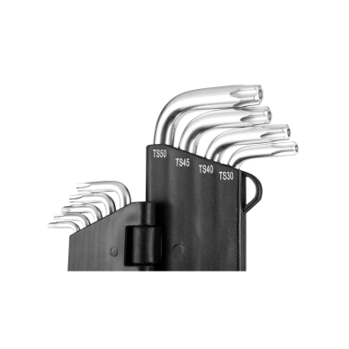 Raktai penkiakampiai, 9 vnt., TS10-TS50 7 Raktai penkiakampiai, 9 vnt., TS10-TS50 7