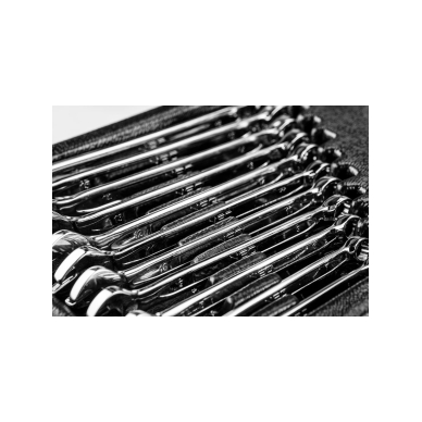 Raktai plokščia-kilpiniai rinkinys 14 vnt., 6-19mm 2