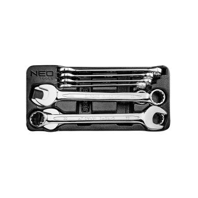 Raktai plokščia-kilpiniai rinkinys 8 vnt., 20-32mm Raktai plokščia-kilpiniai rinkinys 8 vnt., 20-32mm