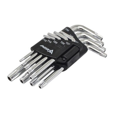 Raktai Torx su skyle TS10-TS50