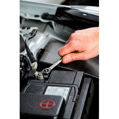 Raktas plokščias, kilpinis su terkšle 13 mm 1